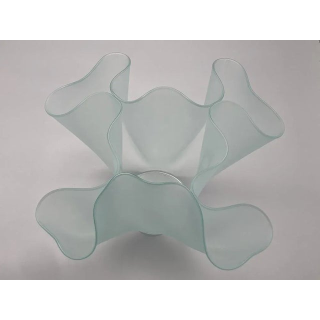 Mouth-Blown Cartoccio Vase by Pietro Chiesa for Fontana Arte, Italy For Sale - Image 3 of 7