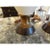 1950s Pair of Hollywood Regency Gerald Thurston Style Gilt Decorated Glass Lamps For Sale - Image 5 of 8
