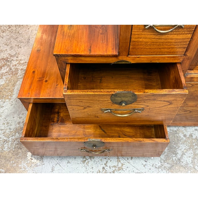 Japanese Kaidan-Dansu Step Chest, Vintage For Sale - Image 10 of 12