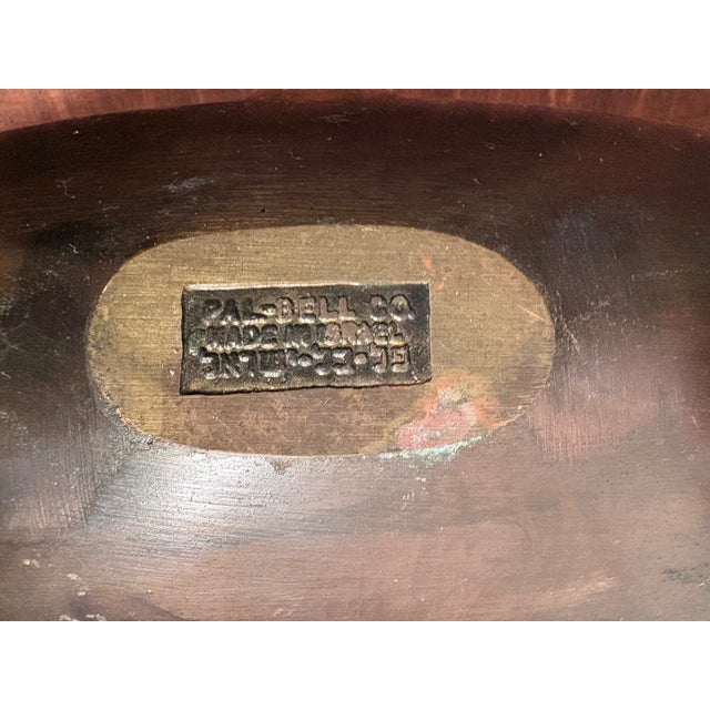 Bronze Bowl by Maurice Ascalon, Pal-Bell, Israel, 1950s For Sale - Image 10 of 11