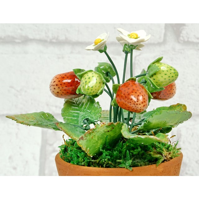 Ceramic Porcelain Strawberry Plants by Didier Gardillou - Contemporain Period For Sale - Image 7 of 10