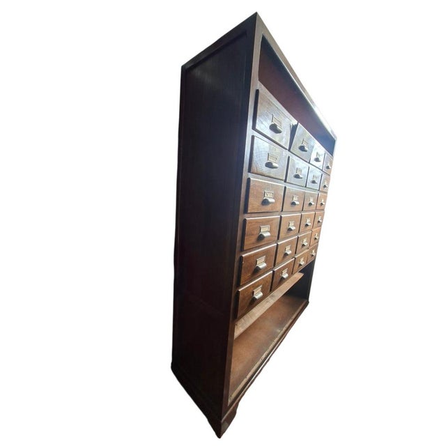 1950s Vintage Office Cabinet in Wood, 1950 For Sale - Image 5 of 8