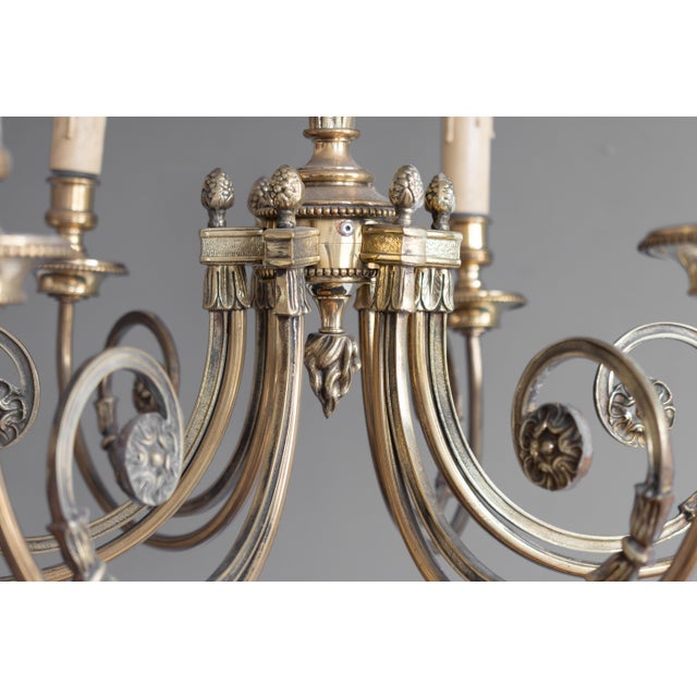 Vintage Edwardian Chandelier, 1930s For Sale - Image 4 of 8