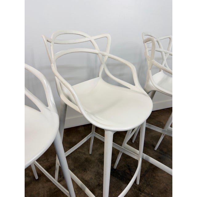 Kartell Bar Stools by Starck & Eugeni Quitllet, Set of 4 For Sale - Image 13 of 18