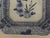 Antique Japanese Blue and White Octagonal Plate With Floral Design For Sale - Image 6 of 18