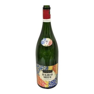 2002 George Duboeuf Beaujolais Nouveau VTG Display Dummy Wine Champagne Bottle For Sale