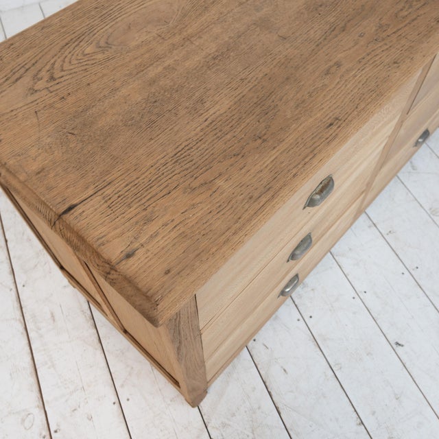 Oak Commercial Unit with Drawers, 1920s For Sale - Image 8 of 10
