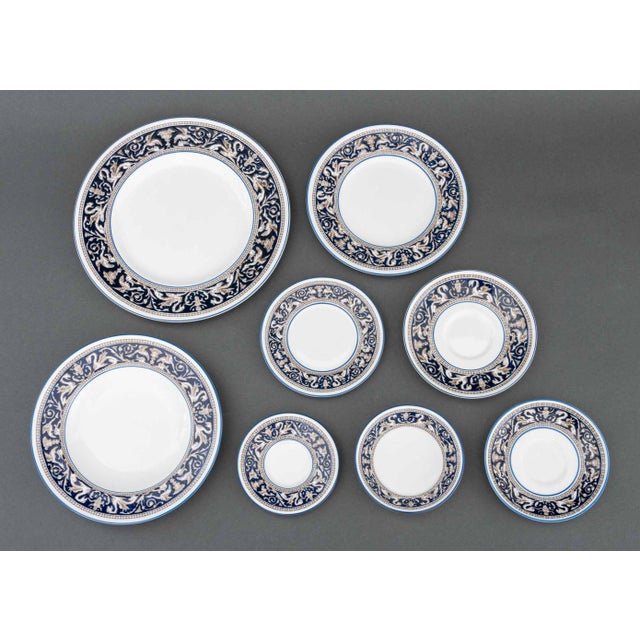 Late 20th Century Wedgwood "Florentine" Porcelain Service, 156 Pcs. For Sale - Image 9 of 18