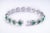 7.42 Cts Zambian Emerald Heart Shape Tennis Bracelet with Diamonds 14k Gold For Sale - Image 4 of 18