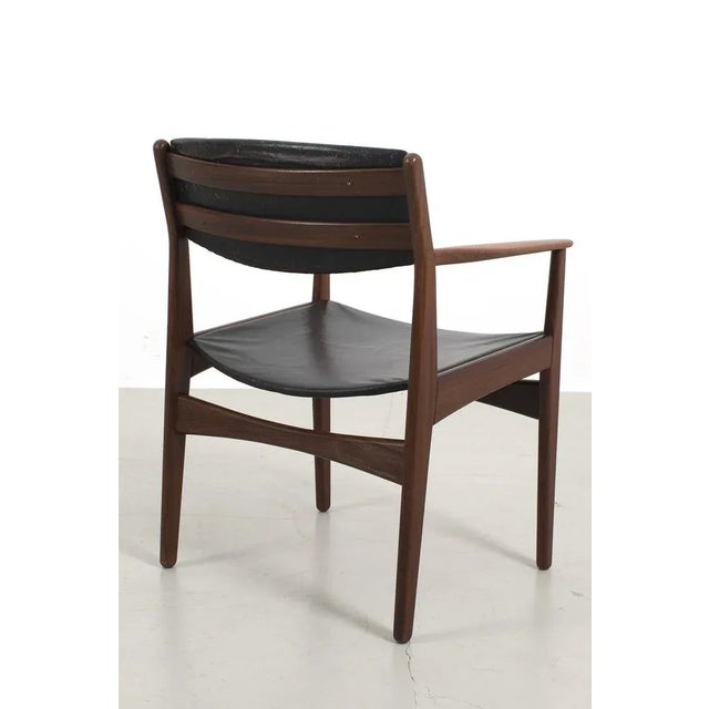 Mid-Century Desk Chair by Poul Volther for Frem Røjle For Sale - Image 3 of 9