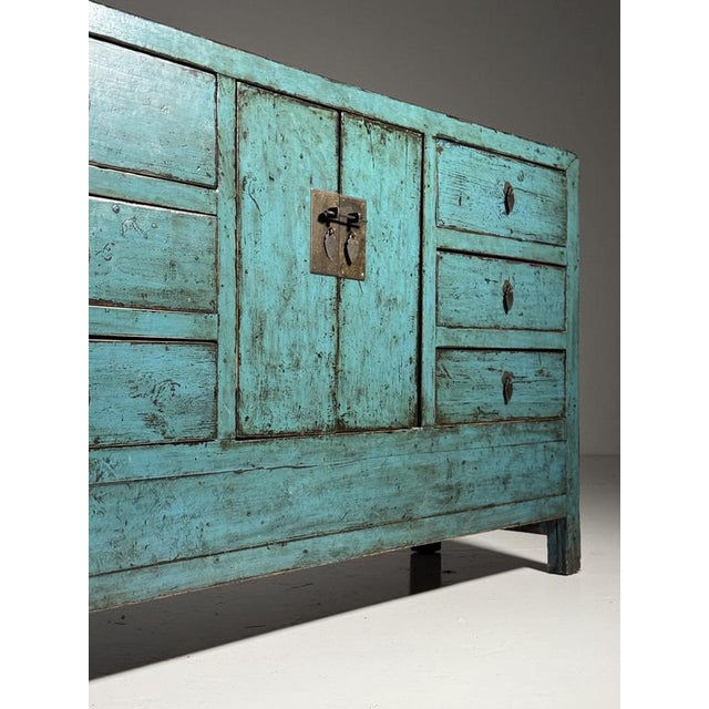 Chinese Blue Sideboard For Sale - Image 18 of 18