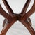 1970s Moroccan Mid-Century Walnut Coffee Table With Spider Legs and Bronze Top For Sale - Image 11 of 18