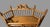 Antique Victorian Oak Stick & Ball Curio Cabinet China Display Case 35” X 21” For Sale - Image 9 of 10