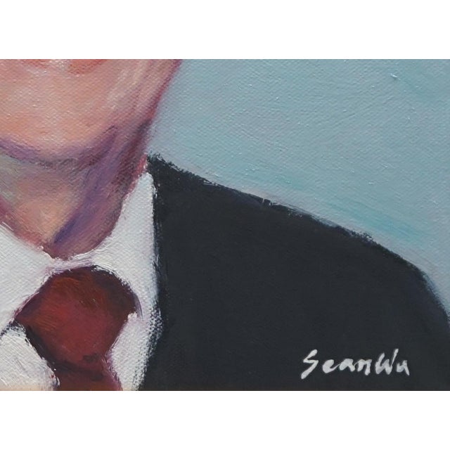 Original Oil Portrait of President Reagan For Sale - Image 4 of 5