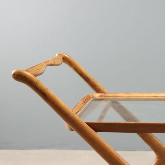 Beech Serving Trolley, 1950s For Sale - Image 3 of 10