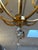 John-Richard Gold Leaf Swag Chandelier For Sale - Image 9 of 12