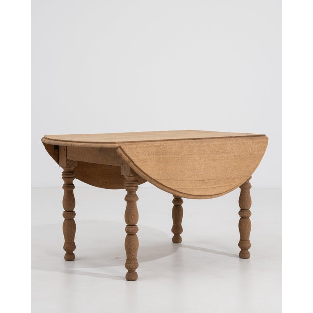 Mid 20th Century Oak Drop-Leaf Side Table For Sale - Image 13 of 13