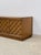 Drexel Collage MCM Low Console Lattice Door Faces Vintage Credenza Finished Back For Sale - Image 14 of 16