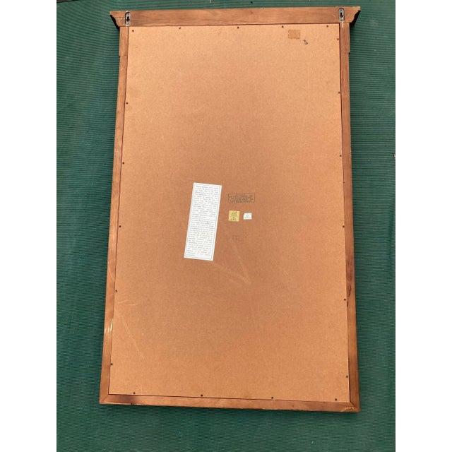 Glass Vintage Bombay Company Cherry Trumeau Beveled Mirror For Sale - Image 7 of 7