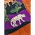 Textile Hand-Painted Silk Scarf Leopard Jungle Theme For Sale - Image 7 of 9