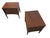 1960s Mid-Century Modern Lane Rhythm Walnut Nightstands - Set of 2 - Refinished! For Sale - Image 5 of 11