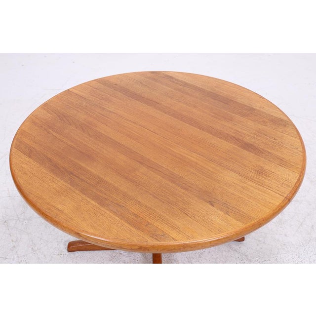 Wood Vintage Extendable Teak Dining Table by CJ Rosengaarden, 1960s For Sale - Image 7 of 16