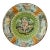 Mid 20th Century Hand Painted Capodimonte Decorative Plate Wall Decor For Sale