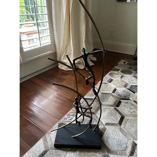 Contemporary Global Views Climbing Man Statue Sculpture For Sale In Tampa - Image 6 of 10