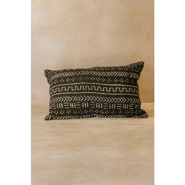 Textile Mud Cloth Cushion Cover For Sale - Image 7 of 7