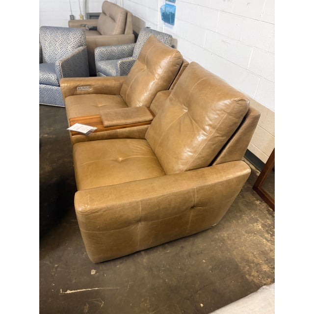 Animal Skin Taos Loveseat Attributed to American Leather For Sale - Image 7 of 8