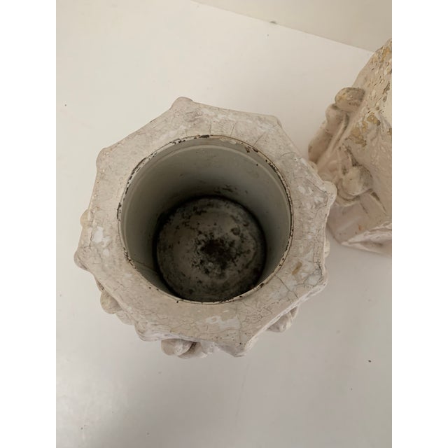 Pair of Early 20th Century Putti Planters For Sale In Savannah - Image 6 of 7