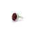 This exquisite 925 Solid Silver Garnet and Cubic Zirconia Halo Ring radiates timeless elegance and sophistication. At its...