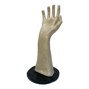 Rexx Fischer Hand Built Sculptural Glazed Ceramic Hand Jewelry Display Functional Art