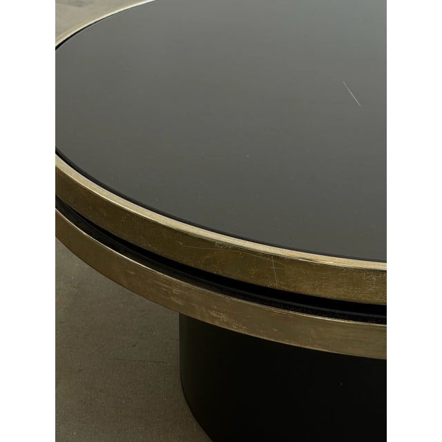 W36 D36 W55 expanded H15 H13 Vintage coffee table inside, structural standing with patina throughout. Item shows well...