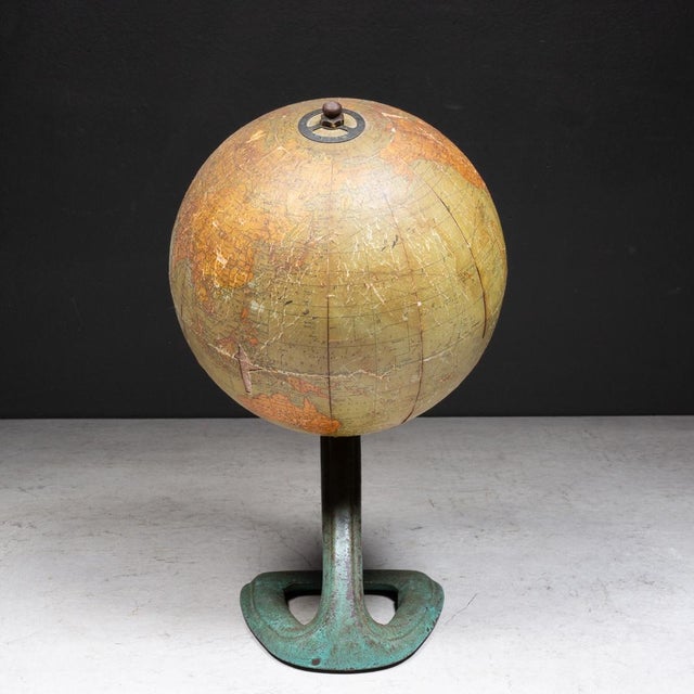 Art Deco Hammond's Terrestrial Globe c.1920-1930 For Sale - Image 4 of 6