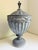 Metal Neoclassic Adams Style English Garden Urns, a Pair, Late 19th Century For Sale - Image 7 of 15