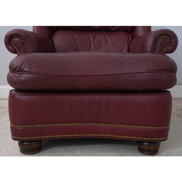 Hancock & Moore Leather Chair & Ottoman For Sale In Philadelphia - Image 6 of 18