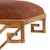 Early 21st Century Gilt Iron Bench Upholstered in New Cowhide. Contemporary. For Sale - Image 5 of 7