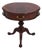 Henkel Harris Mahogany Clover Top Table W. Drawer For Sale