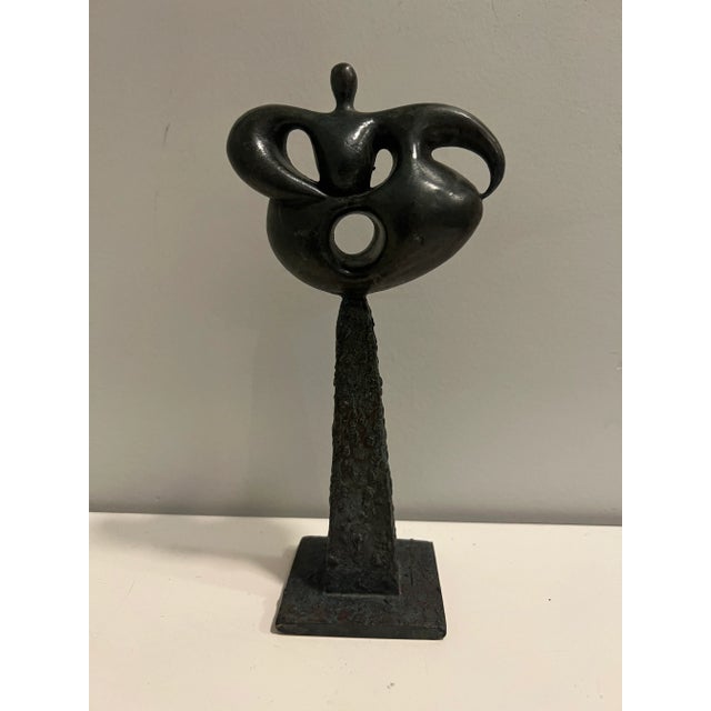 Philippe Ferarri (1961-), Vintage “Woman,” Postmodern Bronze Sculpture, Signed & Dated For Sale - Image 4 of 7