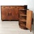 Brown Vintage Rationalist Wooden Corner Sideboard, 1940s, Set of 2 For Sale - Image 8 of 18