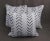 2020s Authentic "Mudcloth" White With Black Design Pillows - Set of 3 For Sale - Image 5 of 6