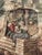 1970s Antique French Aubusson Jacquard Tapestry Village, 1970s For Sale - Image 5 of 18