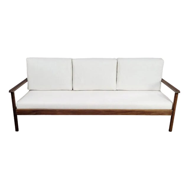 Vintage Arnoult Sofa in White For Sale