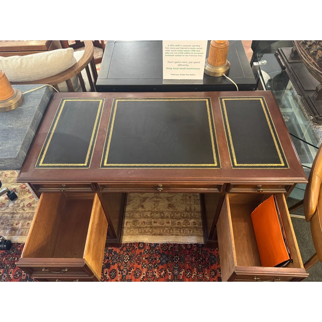 Sligh/Lowry Double Pedestal Executive Desk For Sale - Image 14 of 16