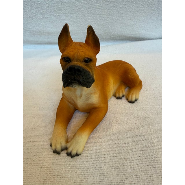 Ceramic Lifelike Boxer For Sale - Image 11 of 11