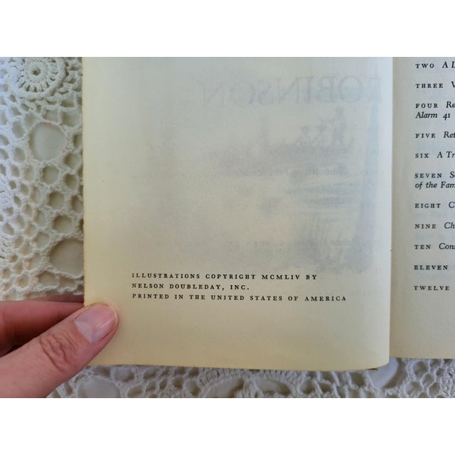 1954 Swiss Family Robinson by Johann David Wyss, Junior Deluxe Edition For Sale - Image 4 of 8