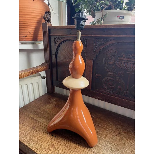 Ceramic Table Lamp by Louis Drimmer, 1980s For Sale - Image 4 of 9