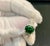 1.8 Carat Oval Tsavorite and 1.5 Carat Diamond in 14 Karat Gold Ring Estate For Sale - Image 9 of 18