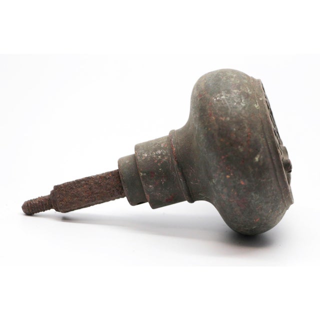 Traditional Antique Cast Bronze Emblematic Elks Club Collector's Door Knob For Sale - Image 3 of 4
